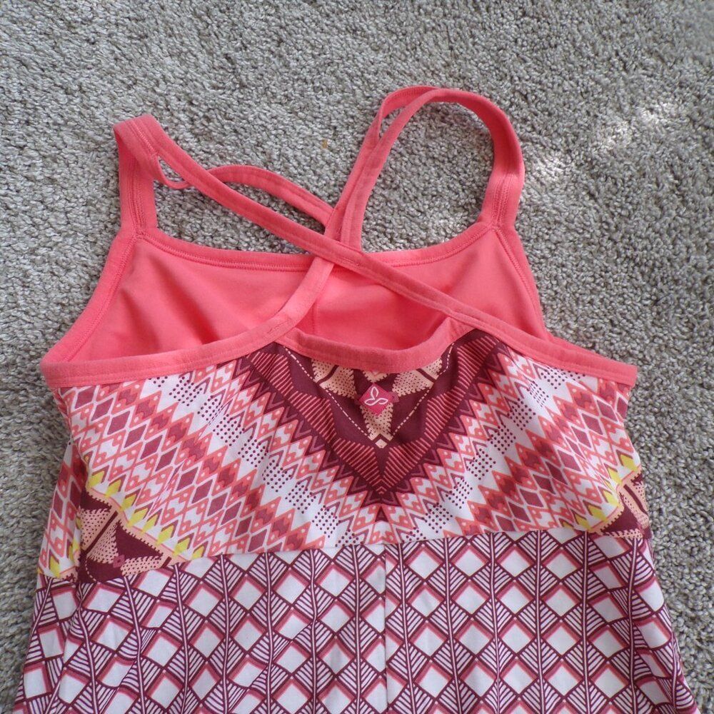 Prana boho Pink Mini Preppy Tennis dress XS Summer Perfection - Picture 9 of 9